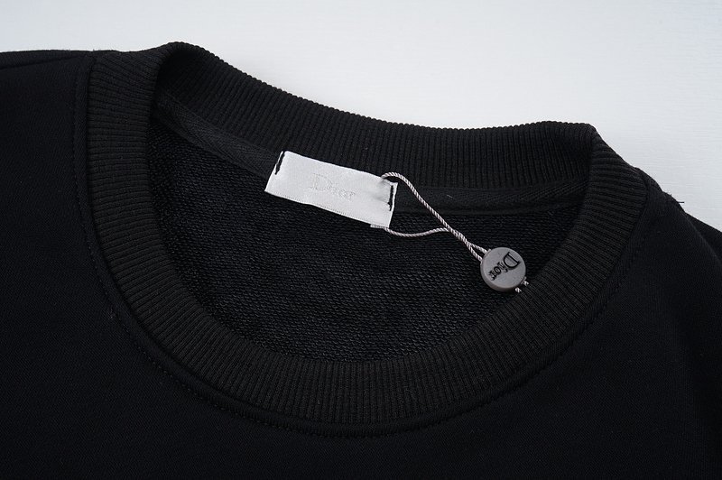 Свитшот Christian Dior Rainbow Rays Of The Logo "Black" фото № 5