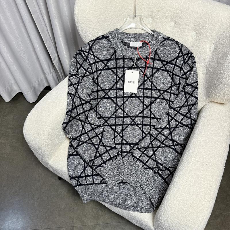 Свитшот Christian Dior Black Rombes Print "Gray" фото № 2