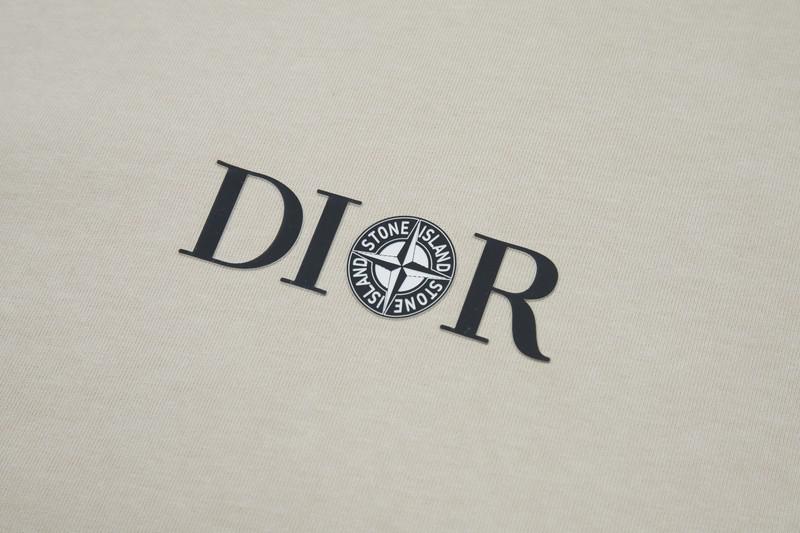 Свитшот Christian Dior Print Compass Stone Island Dior "Beige" фото № 4