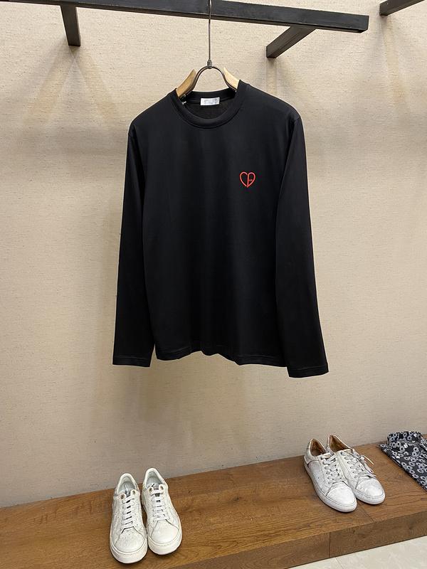 Свитшот Christian Dior Red Heart CD "Black" фото № 6