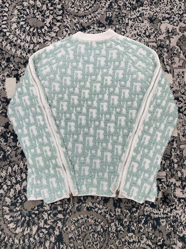 Свитшот Christian Dior Bushi Logos Dior Print "Blue" фото № 3