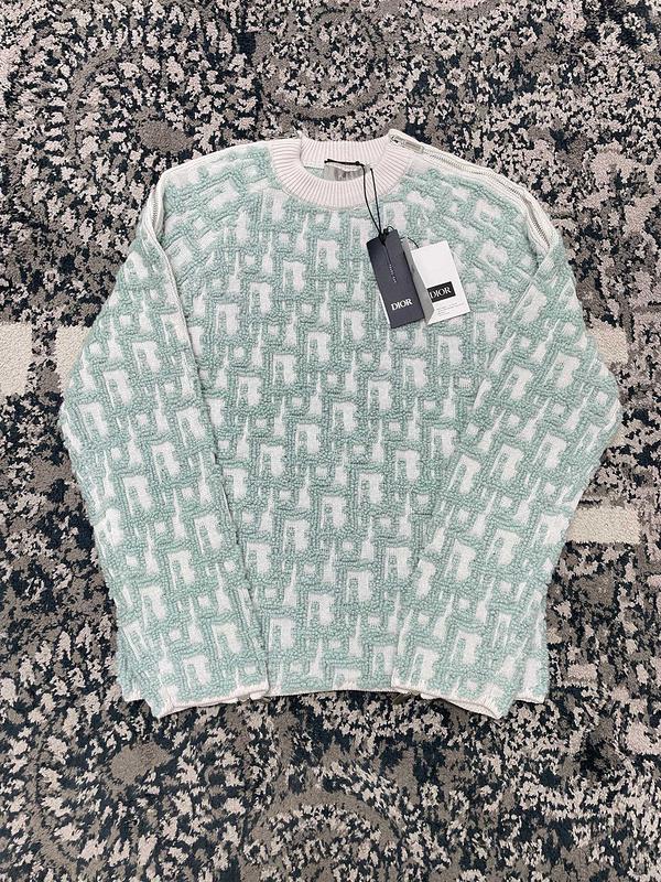 Свитшот Christian Dior Bushi Logos Dior Print "Blue" фото № 5