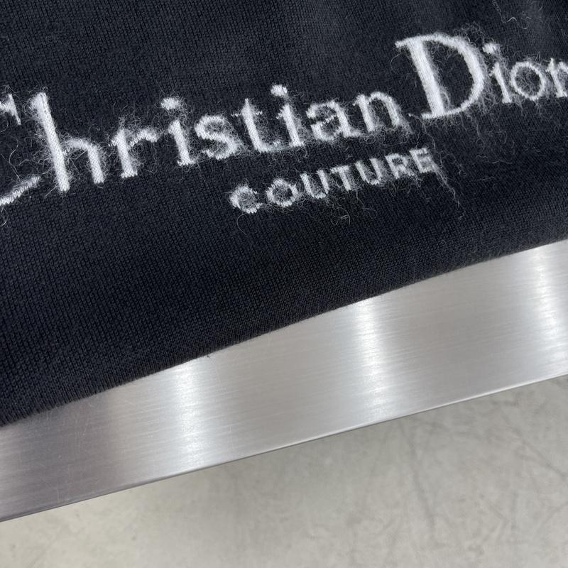 Свитшот Christian Dior Front Logo Christian Dior Couture "Black" фото № 3