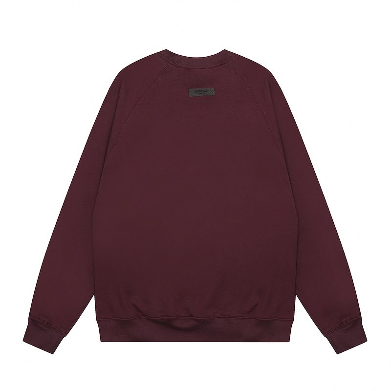 Свитшот Fear Of God Plain With Text Logo "Vinous" фото № 2