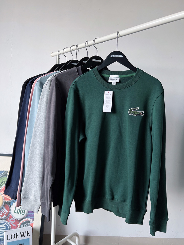 Свитшот Lacoste With A Crocodile "Green" фото № 3