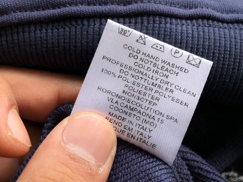 Свитшот Lacoste Big Crocodile Print And Logo Lettering Front "Blue" фото № 6