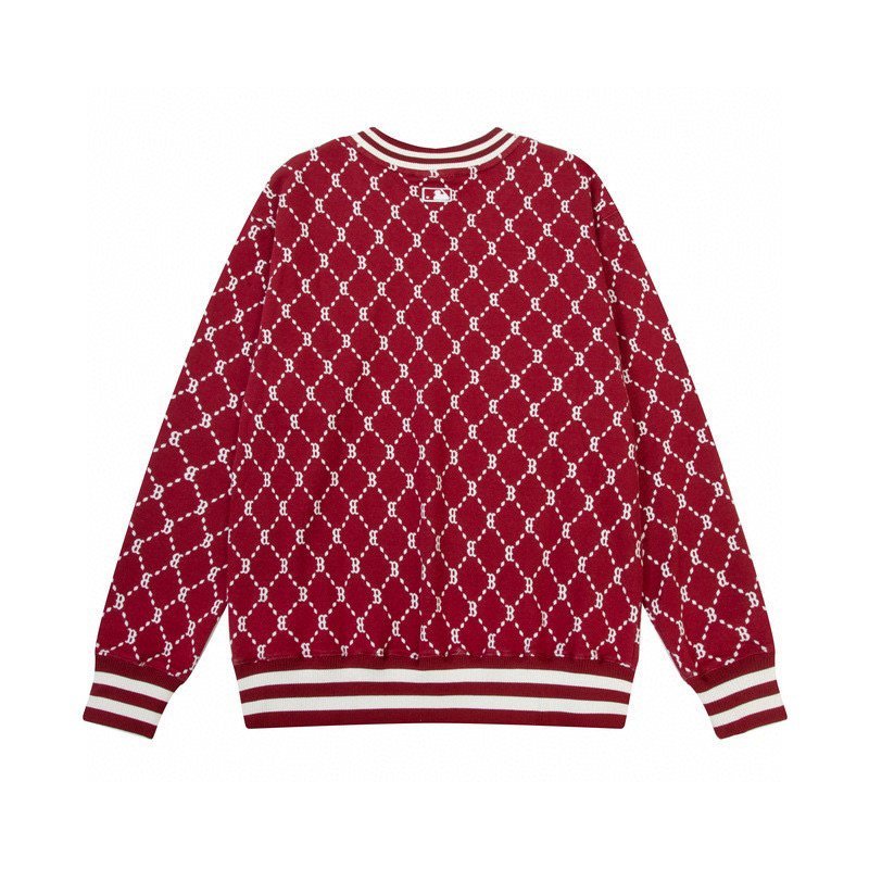 Свитшот MLB Two Stripes Edge Decoration "Red" фото № 2