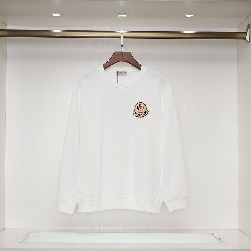 Худи Moncler Chest Logo Embroidered "White" фото № 7