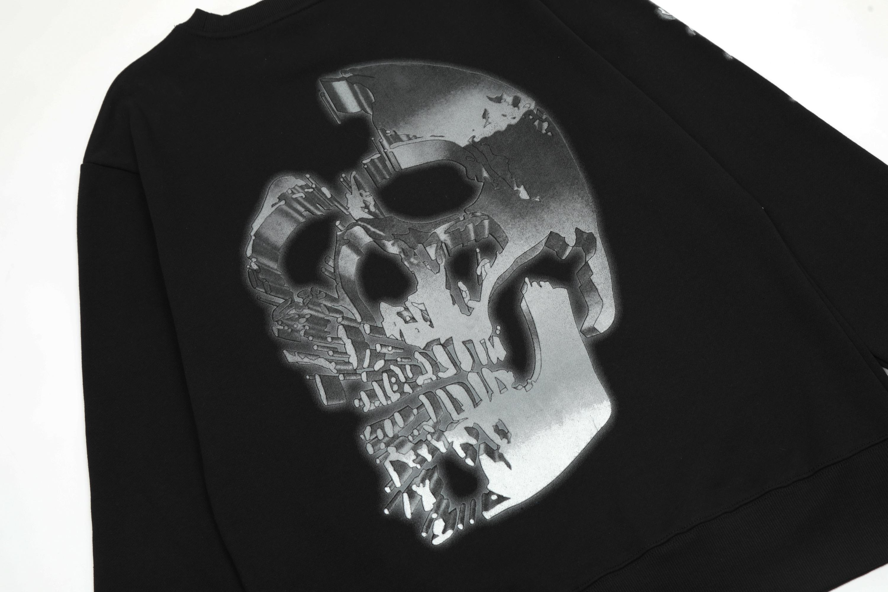 Свитшот Revenge Classic Graphity Skull "Black" фото № 5