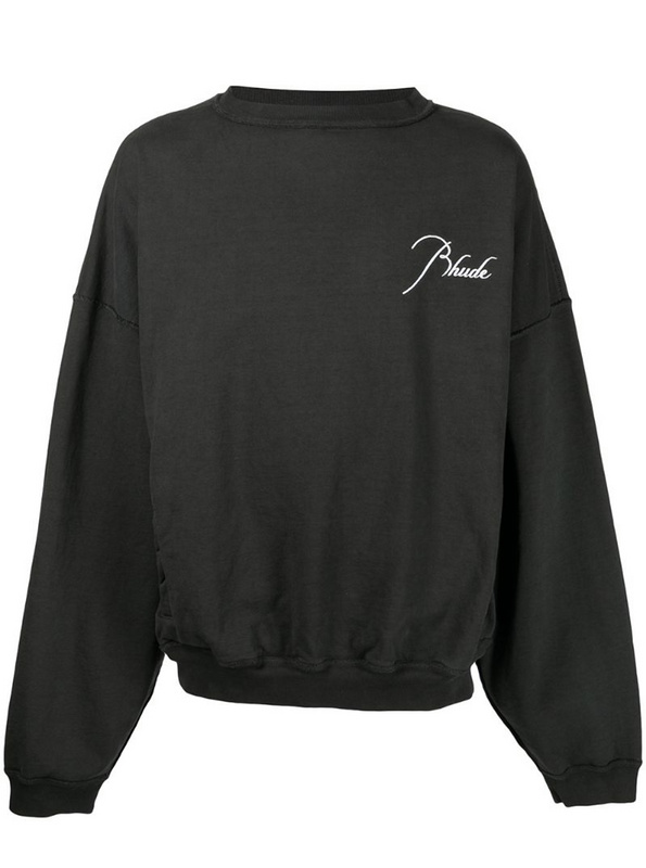 Свитшот Rhude Purple Back "Black" фото № 5