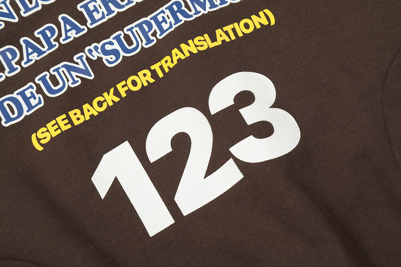 Свитшот Rrr123 See Back For Translation "Brown" фото № 8