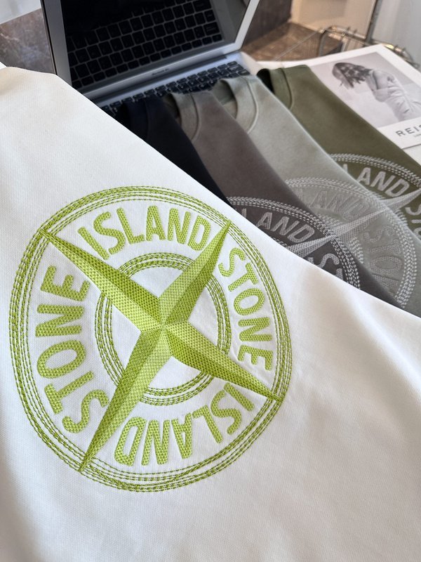 Свитшот Stone Island Large Logo Print "White" фото № 5
