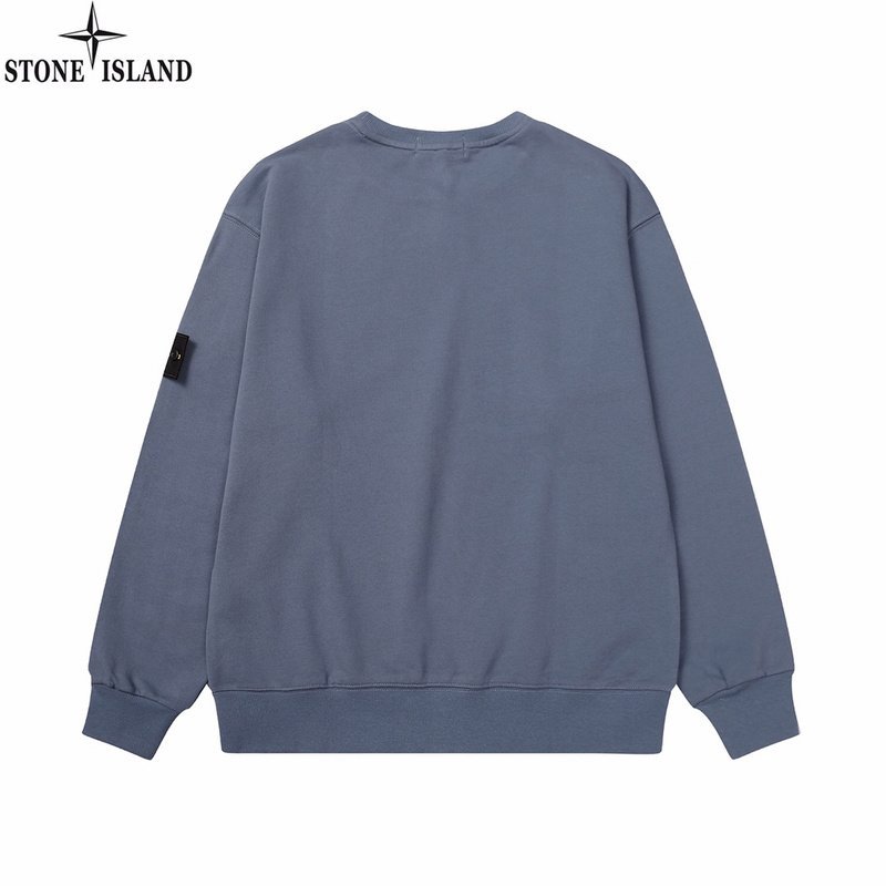 Свитшот Stone Island Black Ribbon "Blue/Gray" фото № 2