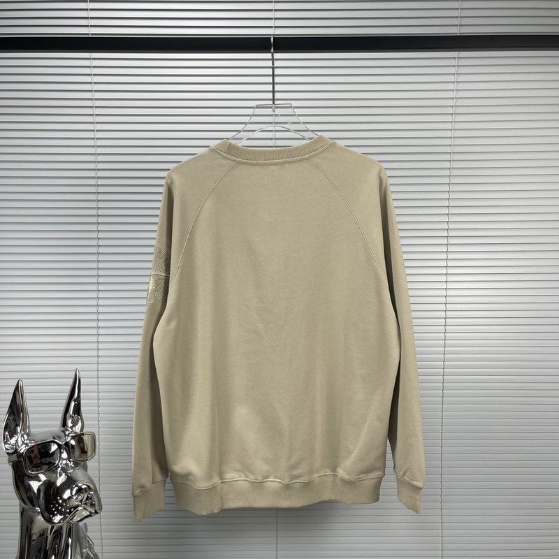 Свитшот Stone Island With Brand Logo On The Sleeve - Monochrome "Beige" фото № 4