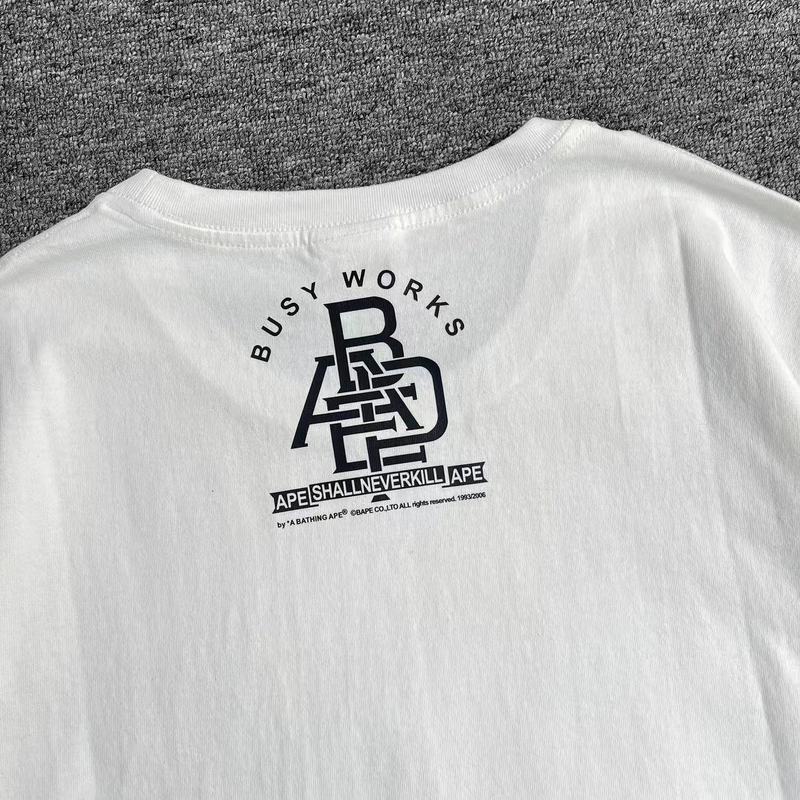 Футболка A Bathing Ape Cool Monkeys "White" фото № 3