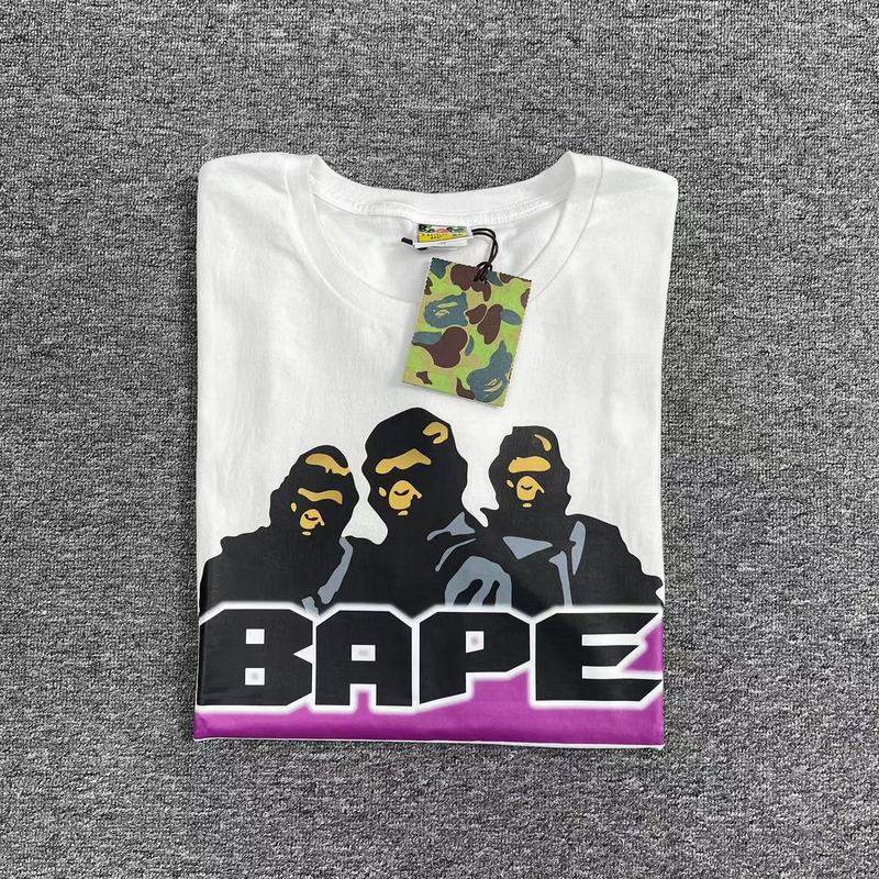 Футболка A Bathing Ape Cool Monkeys "White" фото № 5