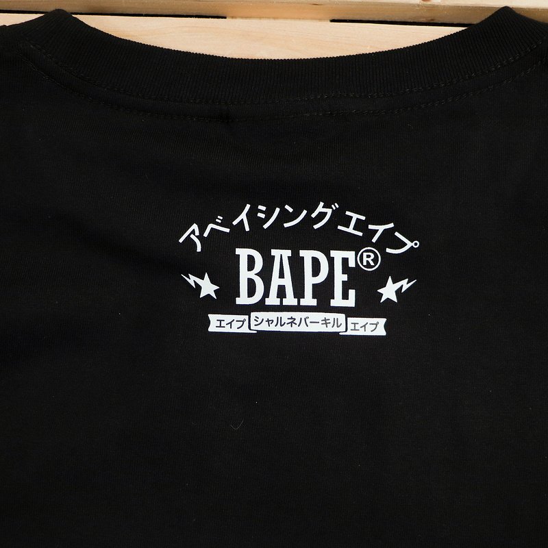 Футболка A Bathing Ape Japan "Black" фото № 3