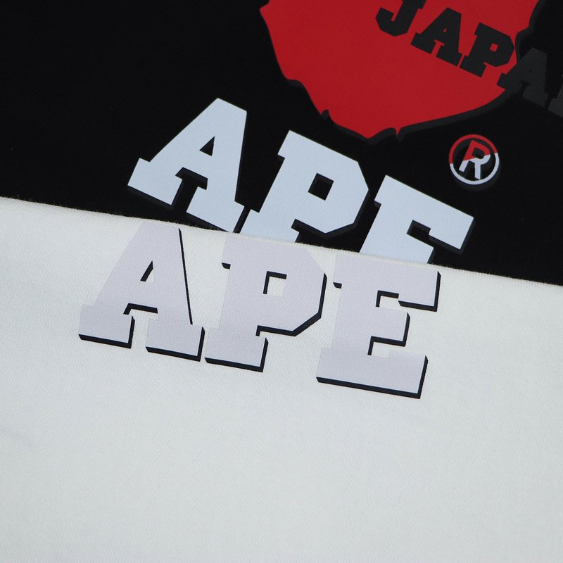 Футболка A Bathing Ape Japan "Black" фото № 4