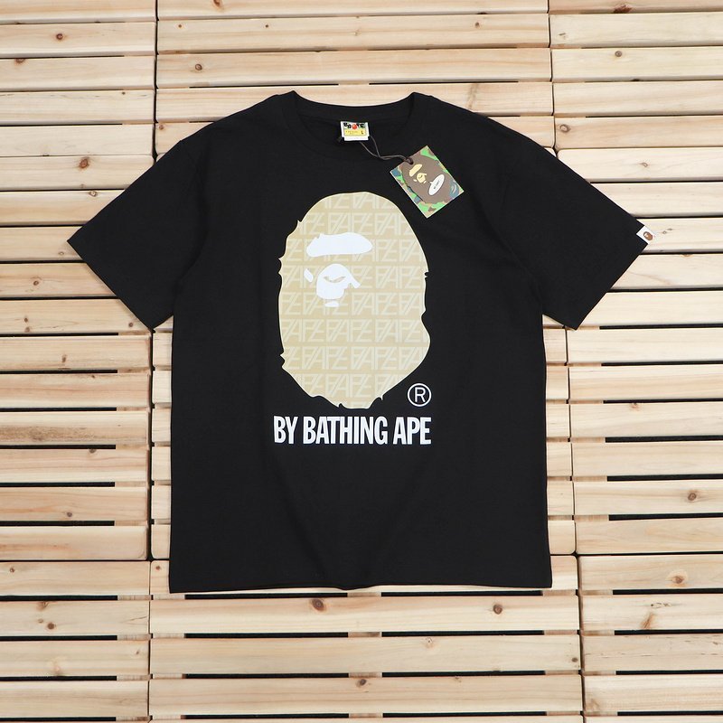 Футболка BAPE Valentine Chocolate Ape Head Tee "Black" фото № 3