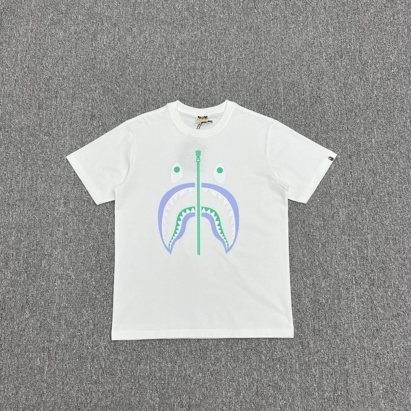 Футболка A Bathing Ape With Reflective Print "White" фото № 5