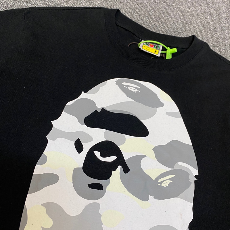 Футболка A Bathing Ape Luminous Print "Black" фото № 2