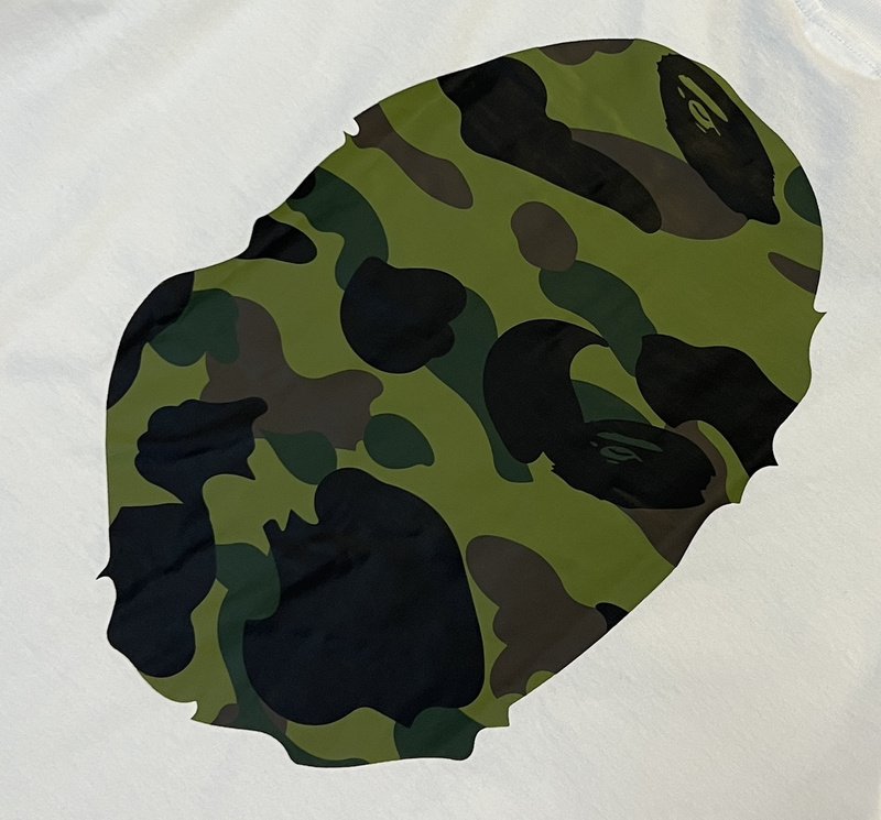 Футболка A Bathing Ape Standard Print-Logo "White/Green" фото № 6