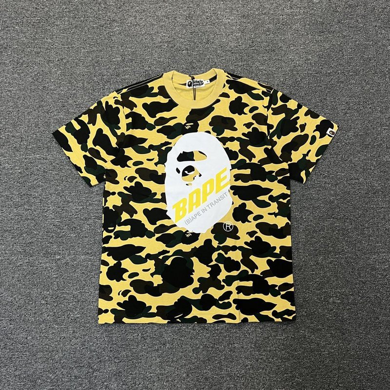 Футболка A Bathing Ape In Transit "Yellow/Black" фото № 2