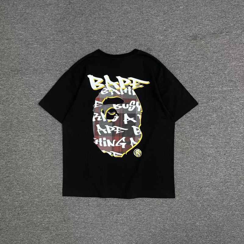 Футболка A Bathing Ape With Saying "Black" фото № 4