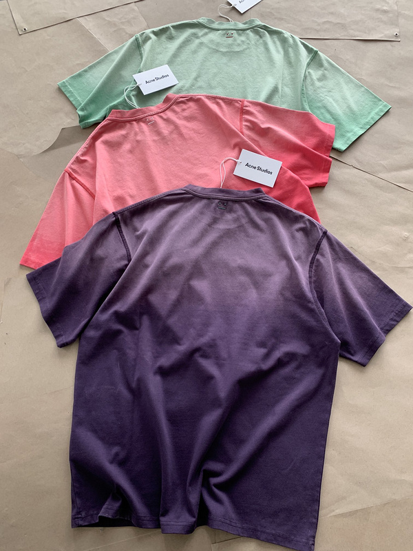 Футболка Acne Studios Classic Color "Pink" фото № 9