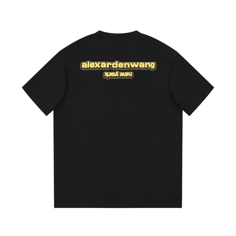 Футболка Alexander Wang New Yourk Inverted Text "Black" фото № 7