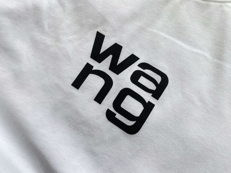 Футболка Alexander Wang By Syllables "White" фото № 3