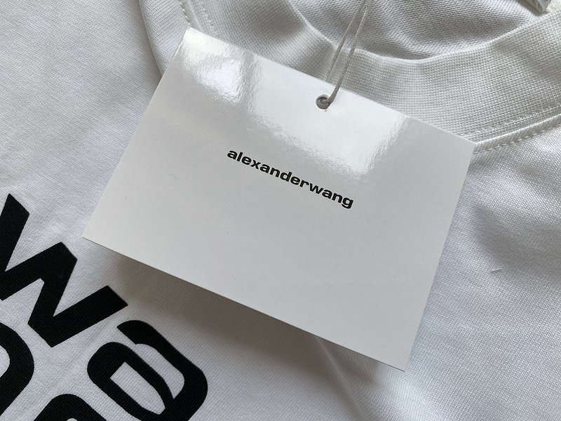 Футболка Alexander Wang By Syllables "White" фото № 8