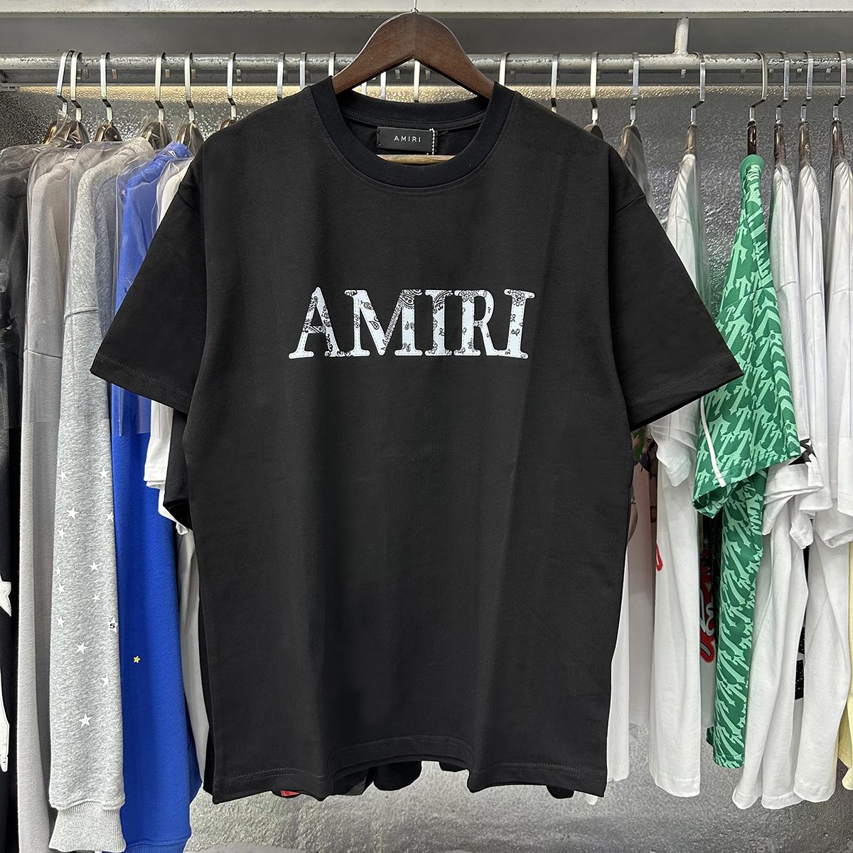 Футболка Amiri Frontside Big Logo Amiri "Black" фото № 5