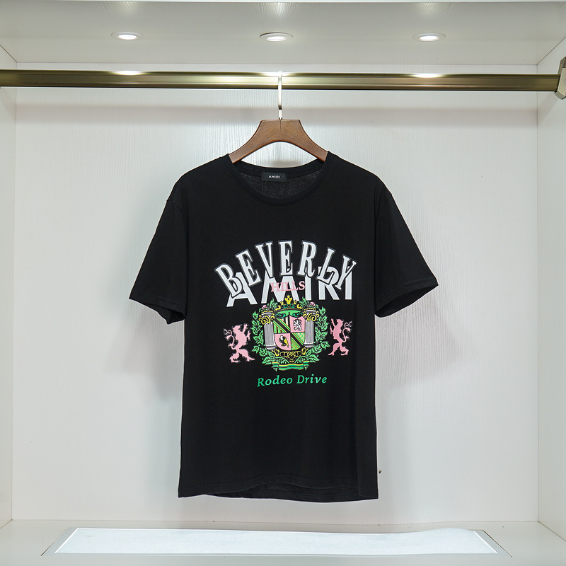 Футболка Amiri With Coat Of Arms Rodeo Drive "Black" фото № 6