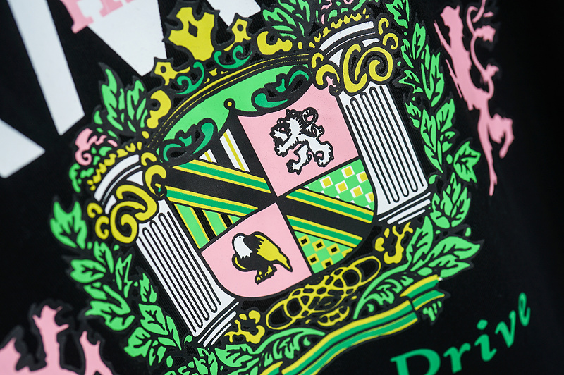 Футболка Amiri With Coat Of Arms Rodeo Drive "Black" фото № 2