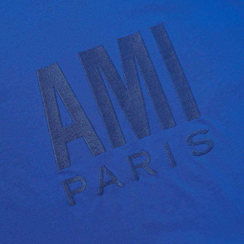 Футболка Amiri With Logo Print "Blue" фото № 5