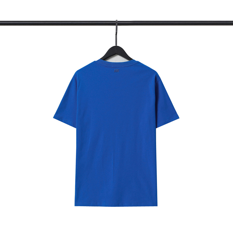 Футболка Amiri With Logo Print "Blue" фото № 2