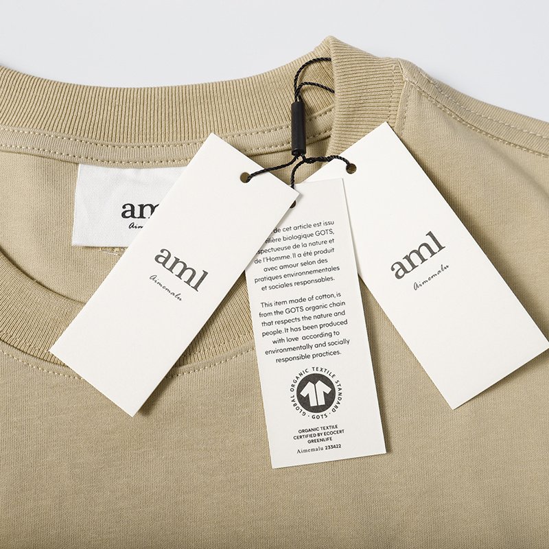 Футболка Amiri With Logo By Color "Brown" фото № 4