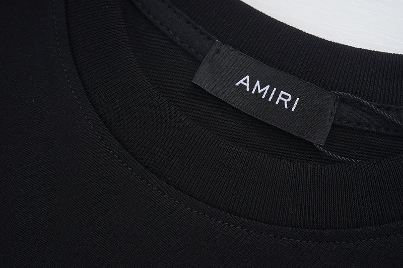 Футболка Amiri Flowing Logo "Black" фото № 7