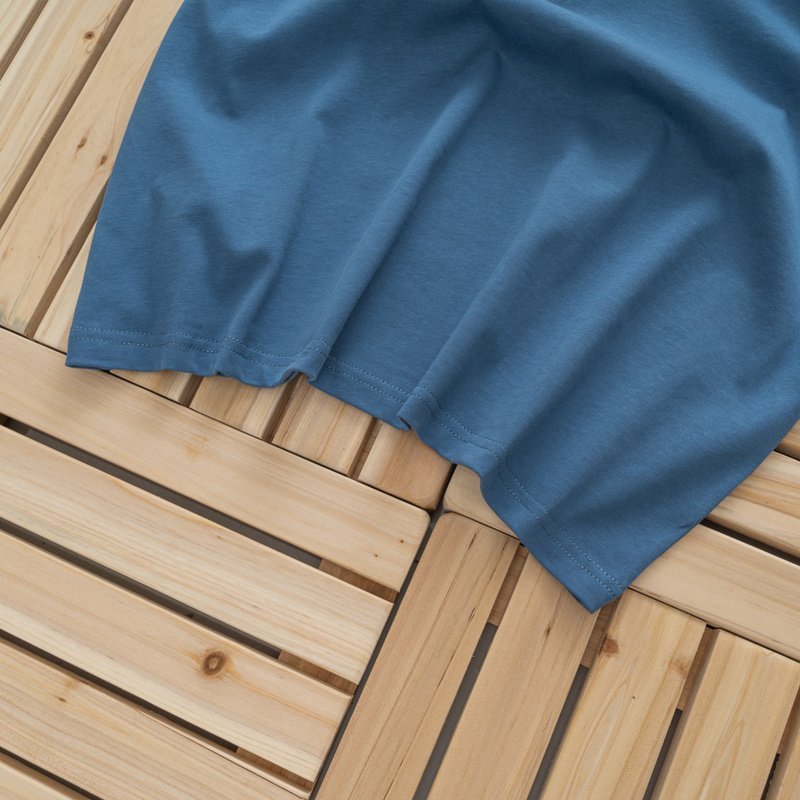 Футболка Amiri With Small Logo On Both Sides "Blue" фото № 4