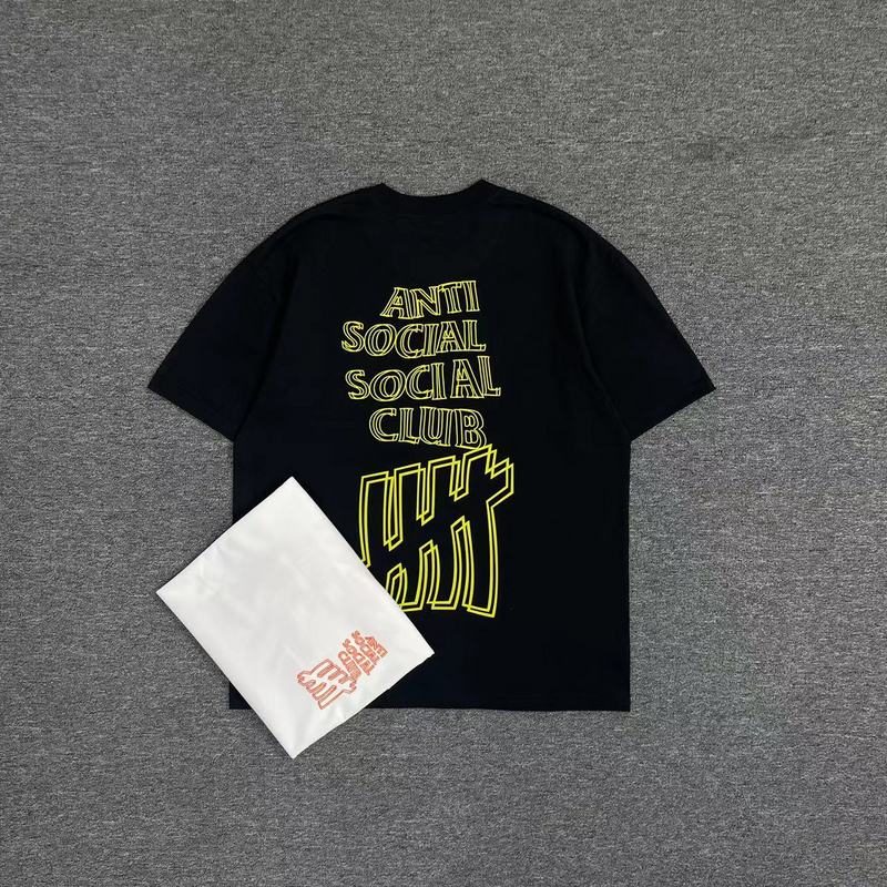 Футболка Anti Social Social Club With Logo Brand - Cotton "Black" фото № 2