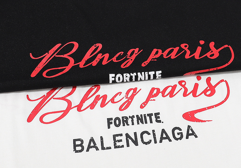 Футболка Balenciaga Fortnite "Black" фото № 7