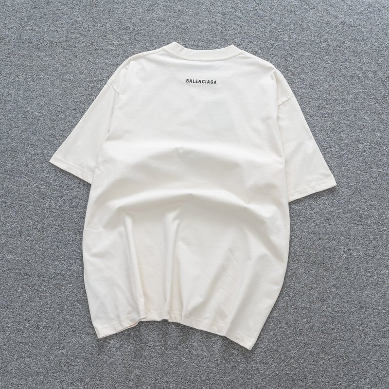 Футболка Balenciaga Cocktail "White" фото № 2