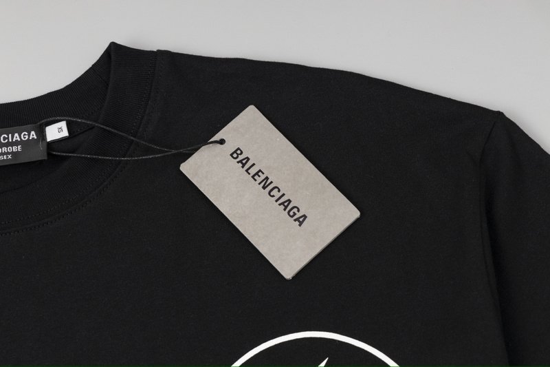 Футболка Balenciaga Lightning "Black" фото № 5
