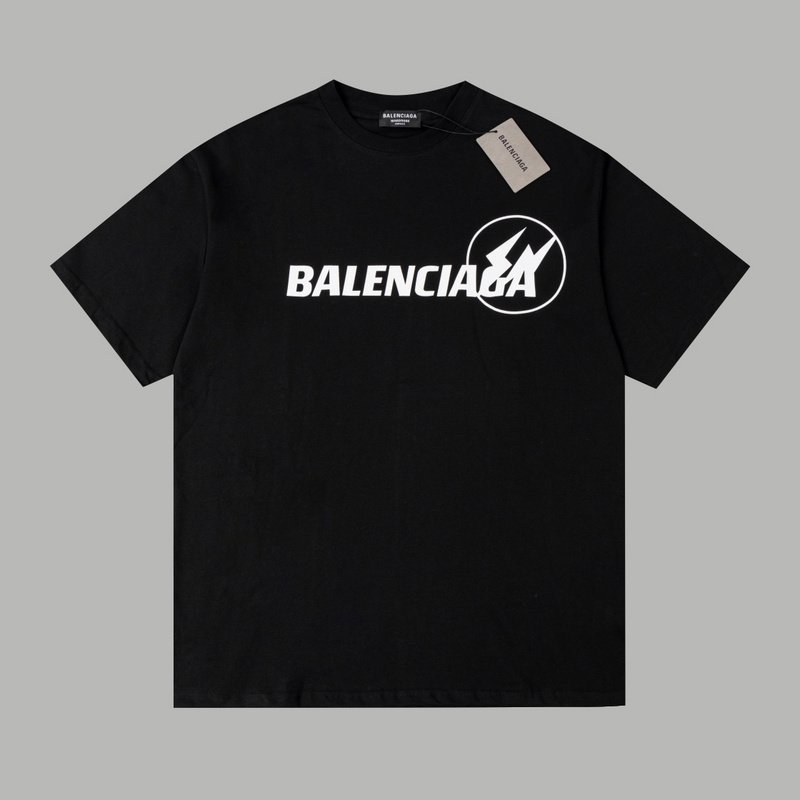 Футболка Balenciaga Lightning "Black" фото № 6