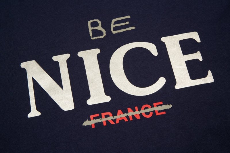 Футболка Balenciaga Nice "Blue" фото № 5