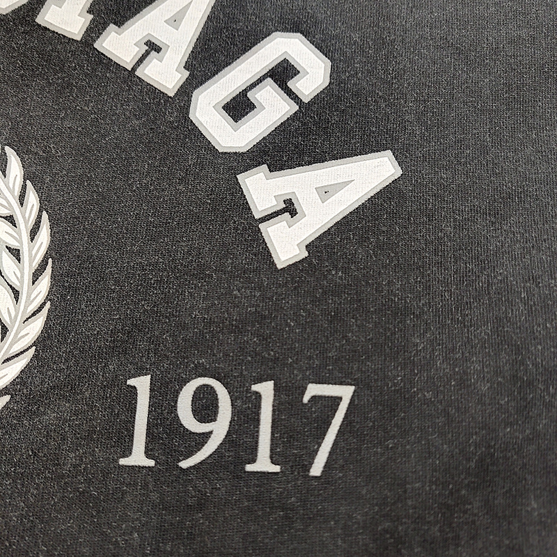 Футболка Balenciaga Royal Logo "Black" фото № 5