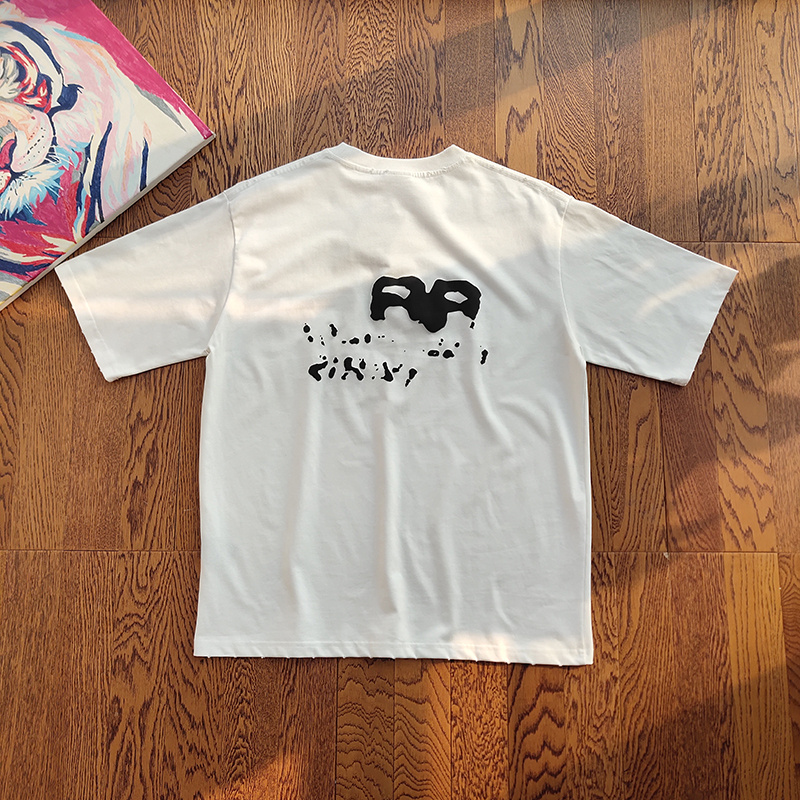 Футболка Balenciaga Voluminous Logo "White" фото № 2