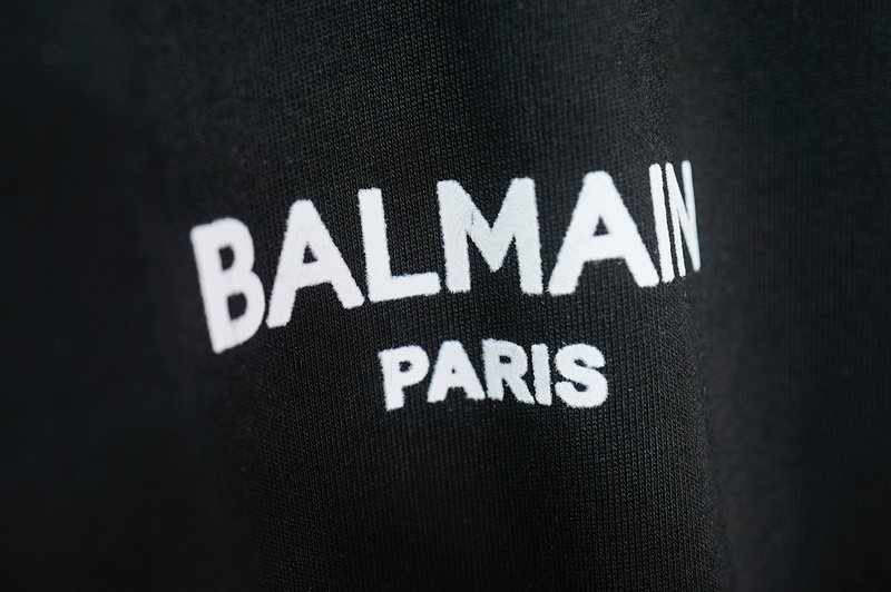 Футболка Balmain Branded "Black" фото № 3