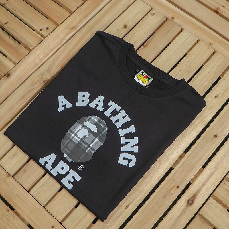 Футболка Bape Monochrome Logo "Black" фото № 8